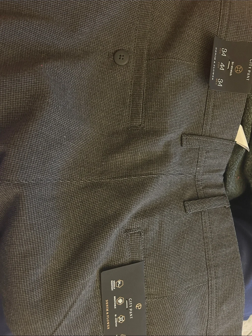 Denim & Flower Charcoal Gray Dress Pants